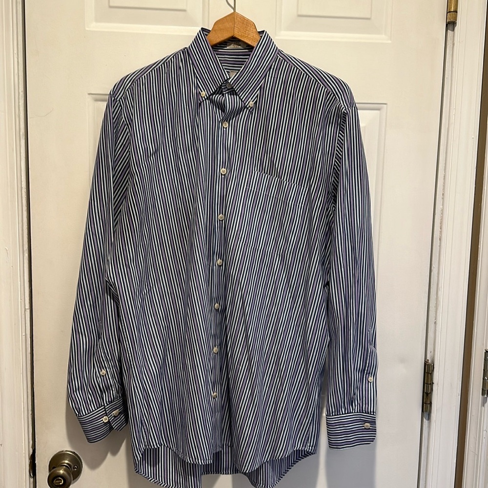 Peter Millar Long Sleeve Button Down Dress Shirt